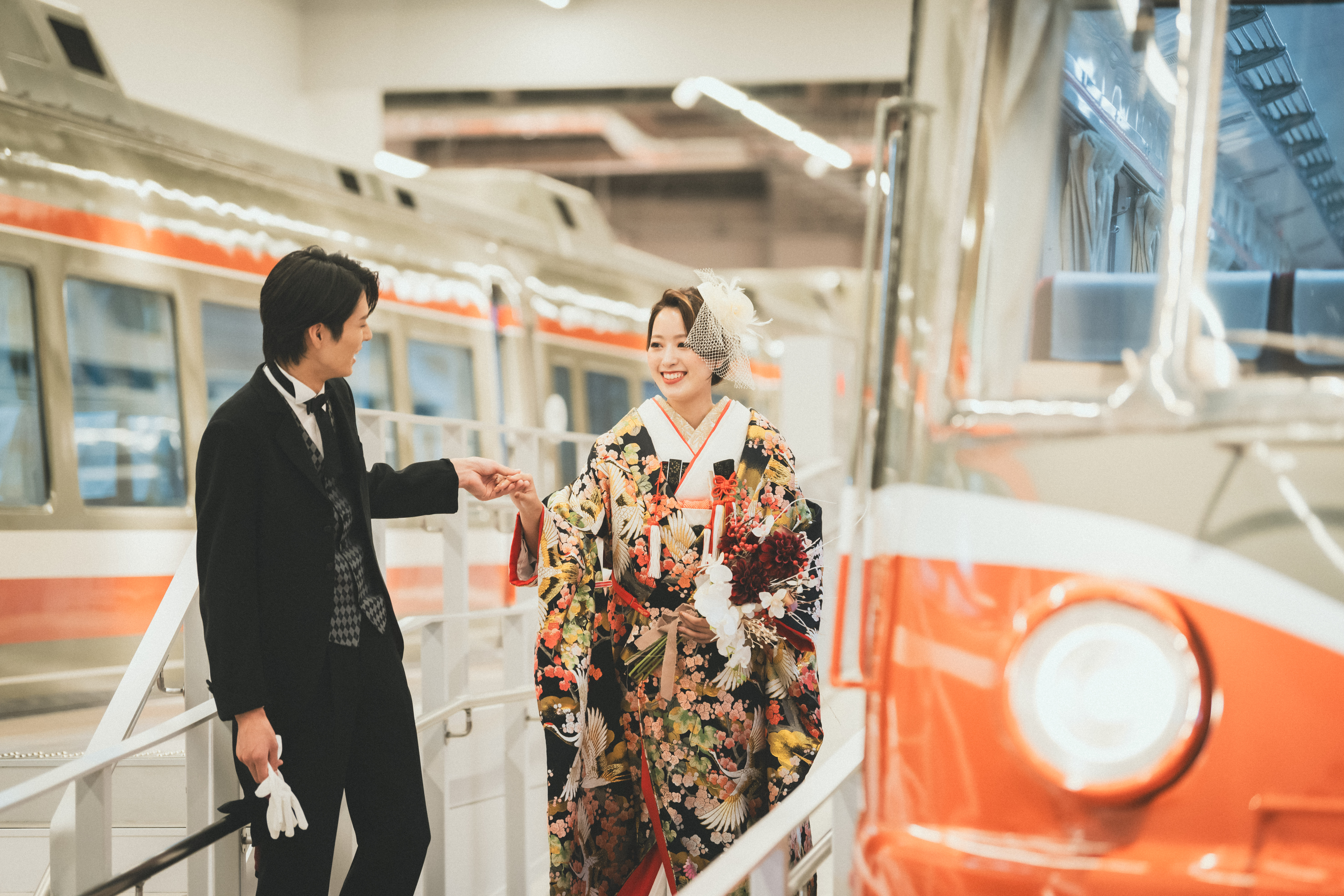 【フォトウエディング＊】 ロマンスカーミュージアム貸切プラン